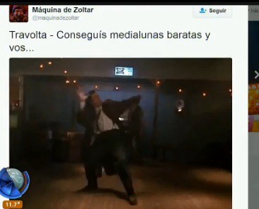 Los memes de Travolta en Argentina