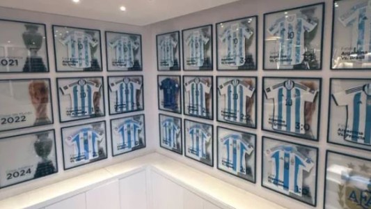 Lionel Messi revela su museo personal de camisetas en Rosario