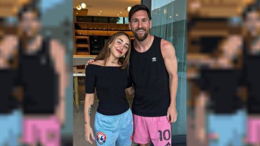 Inesperado encuentro entre Lionel Messi y Nicki Nicole