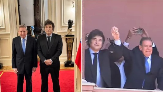 Milei se reúne con el venezolano González Urrutia en medio de la tensión con Maduro