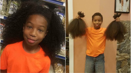 El nene que no se cortó el pelo durante dos años por una buena causa