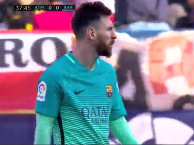 Un gol de Messi en el final le dio el triunfo al Barça sobre el Atlético Madrid