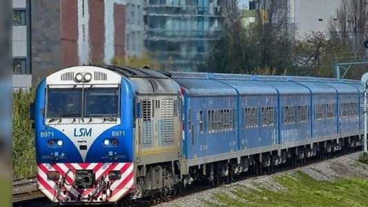 Por obras, el tren San Martín circulará limitado durante el fin de semana