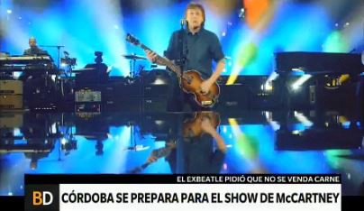 Córdoba se prepara para el show de Paul McCartney
