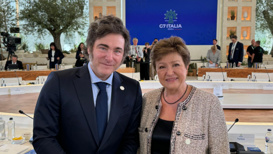 Milei se reunirá con Kristalina Georgieva antes de la asunción de Trump