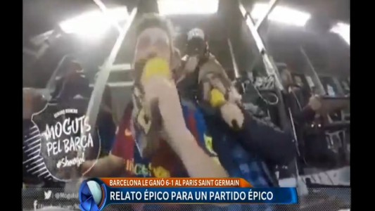 Relato épico en la victoria épica del Barcelona