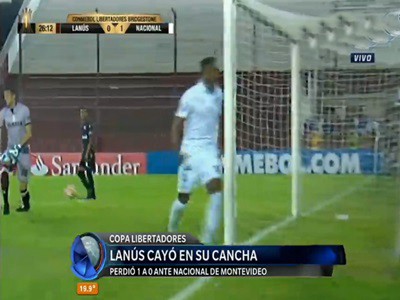 Mal comienzo de Lanús en la Libertadores: perdió en su cancha por 1 a 0