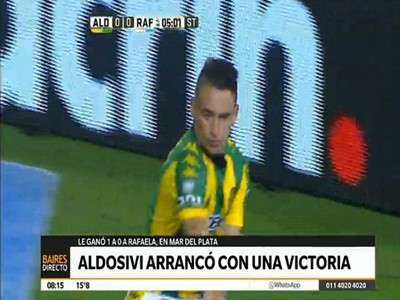 Aldosivi se despega y hunde más a Rafaela