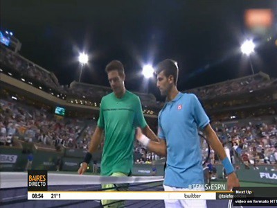 Del Potro volvió a perder con Djokovic