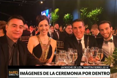 Martín Fierro: imágenes de la ceremonia por adentro