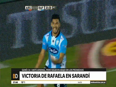 Rafaela venció a Arsenal en duelo de necesitados