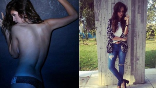 El topless e Zaira Nara a menos de dos meses de dar a luz