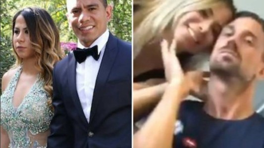 El "Icardi paraguayo": Jonathan Santana se puso de novio con la mujer de su compañero Roberto Gamarra