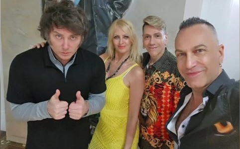 Roberto Piazza, su marido, Javier Milei y Yuyito González compartieron una cena en la Quinta de Olivos