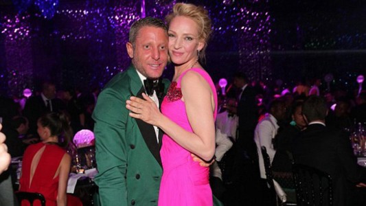 El millonario que pagó unos 200 mil dólares por un beso de Uma Thurman