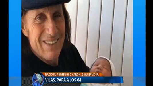 Guillermo Vilas tuvo su primer hijo varón