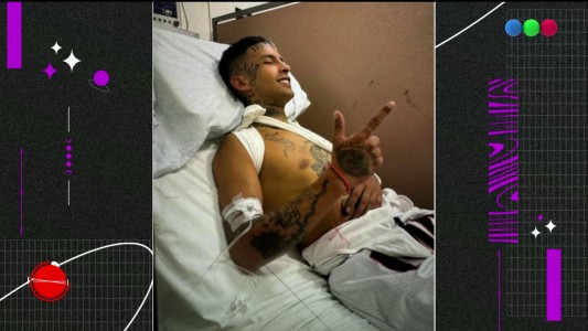 L-Gante sufrió un fuerte accidente en Pinamar y se quebró la clavícula