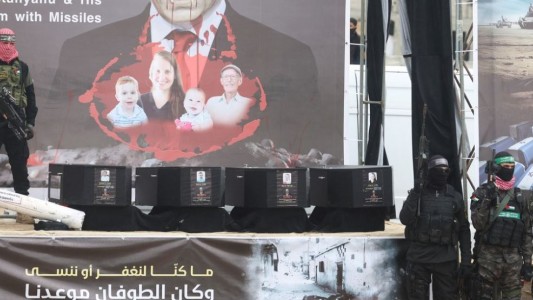 El ejército israelí recibió "los cuerpos de los rehenes" de Gaza entregados por Hamás