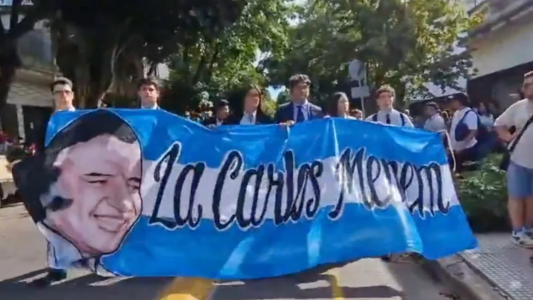 Qué es "La Carlos Menem", la agrupación que acompañó a Karina Milei en Villa Urquiza