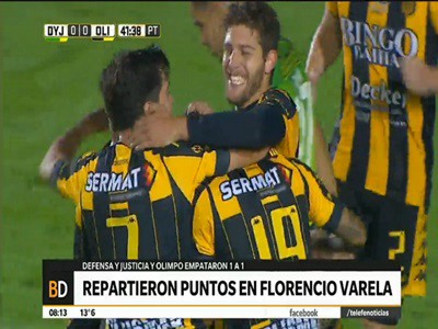 Olimpo y el Halcón repartieron puntos en Florencio Varela