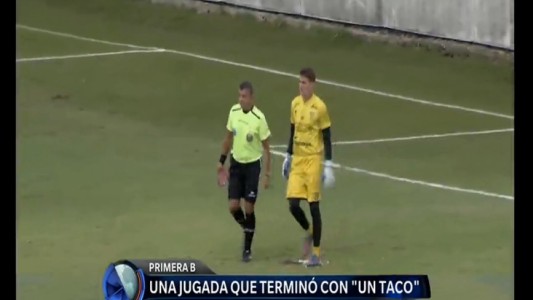 Una jugada que terminó con un "taco"