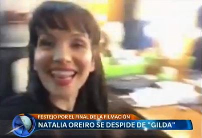 Natalia Oreiro se despide de "Gilda"