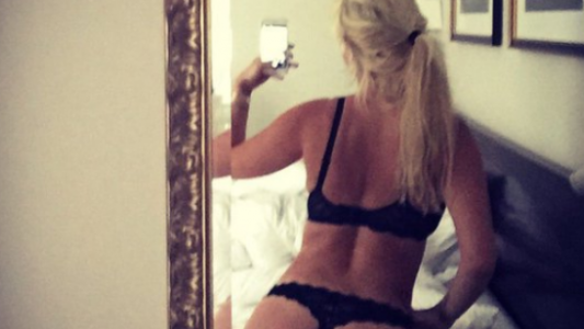 Wanda Nara desafió a todos en las redes y mostró su cola sin Photoshop