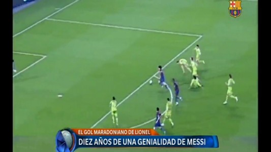 A diez años de una genialidad de Messi