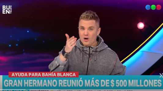 Gran Hermano solidario: $500 millones para Bahía Blanca
