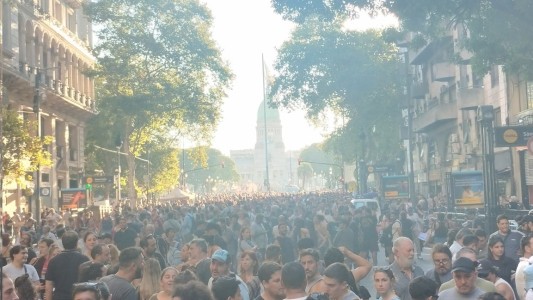 Marcha por jubilados: los manifestantes se desconcentran ante un fuerte operativo policial