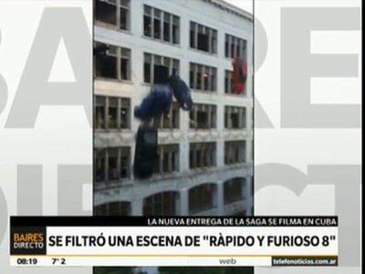 Se filtraron escenas de "Rápidos y Furiosos 8" en las redes sociales