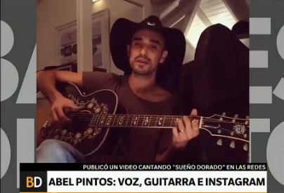 Abel Pintos sorprendió a sus seguidores de Instagram
