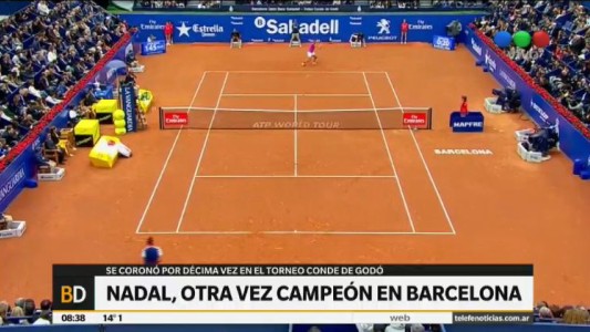 Nadal venció a Thiem y ganó su décimo título en Barcelona