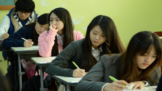 Corea del Sur se paralizó para no perturbar a estudiantes