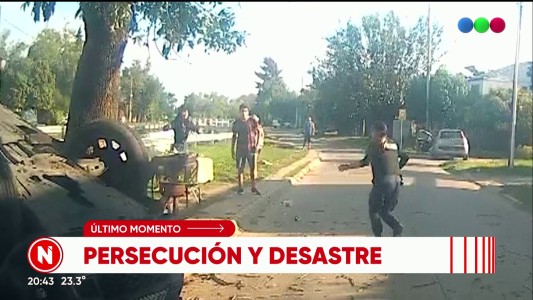 Persecución y desastre en Pablo Nogués: delincuentes atropellaron a una madre y su bebé
