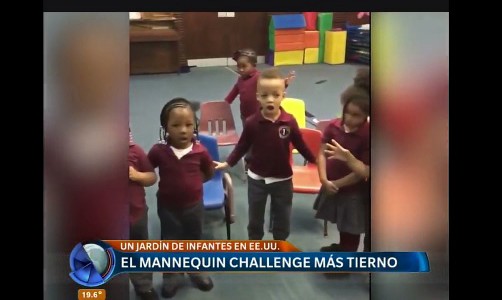 El "mannequin challenge" más tierno