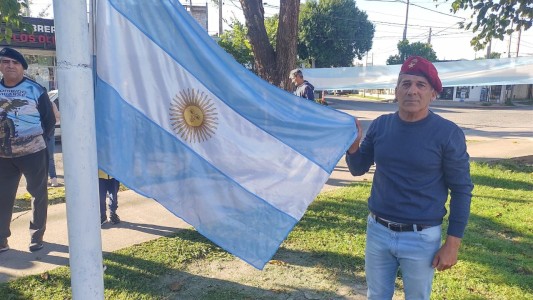 Luis Escudero, el veterano que corre para que la memoria de Malvinas siga en movimiento