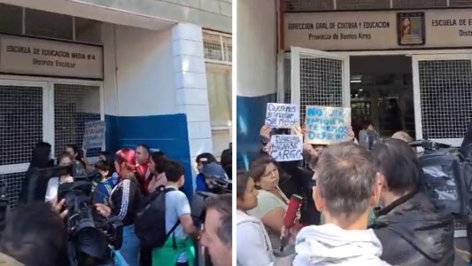 Incidentes en la puerta del colegio donde los alumnos amenazaron con matar a "quién toque"
