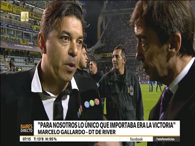 Marcelo Gallardo: "Ahora vamos a intentar pelear el campeonato"