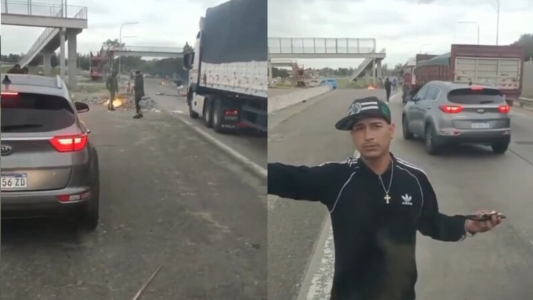 Nuevo "peaje" en Acceso Sudeste: piquete y pedido de dinero para dejar circular a conductores