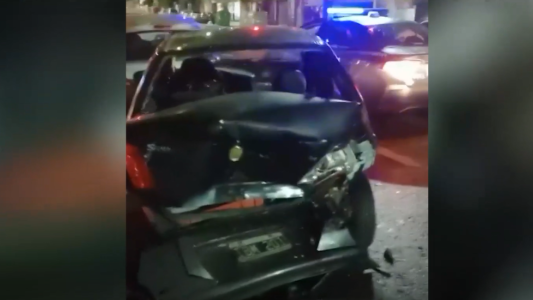 Alcoholizado, chocó y se escapó corriendo