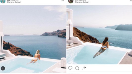 La extraña obsesión de una mujer por copiar las fotos de Instagram de una joven pareja de viajeros