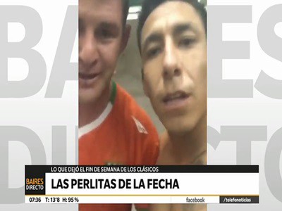 El festejo de Brian Sarmiento, con un mensaje contra la violencia