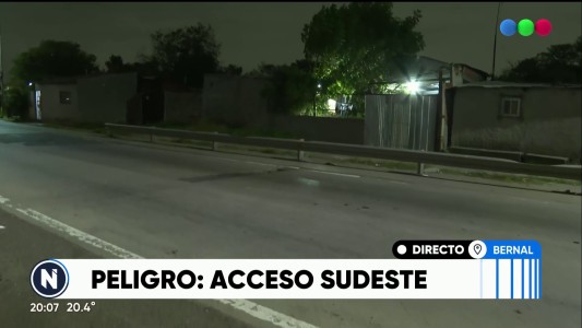 Acceso sudeste: un menor intentó acuchillar a un policía en medio de los reclamos por la muerte de un joven