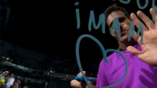 "Fuerza Mami": el conmovedor mensaje de Del Potro para su madre tras ganar en Roma