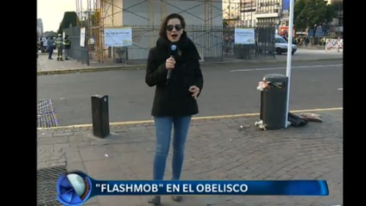 "Flashmob" en el Obelisco