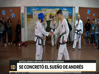 El sueño de Andrés se hizo realidad