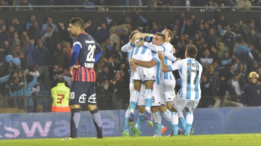 Racing venció a San Lorenzo y se ilusiona con la clasificación a la Libertadores