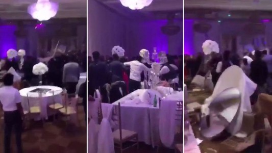 Batalla campal en un casamiento: ex pareja difundió fotos hot de la novia