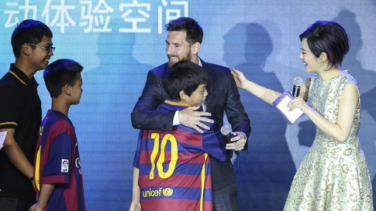 Lionel Messi presentó un parque de diversiones con su nombre en China